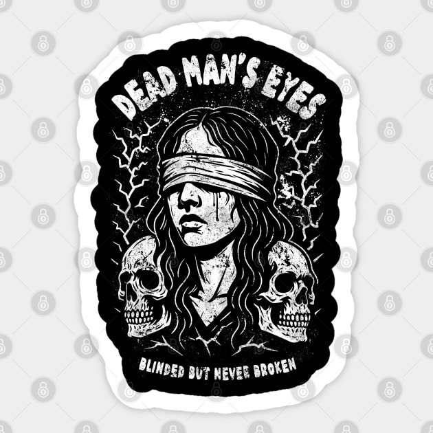 DEAD MAN'S EYES Sticker by artslaves